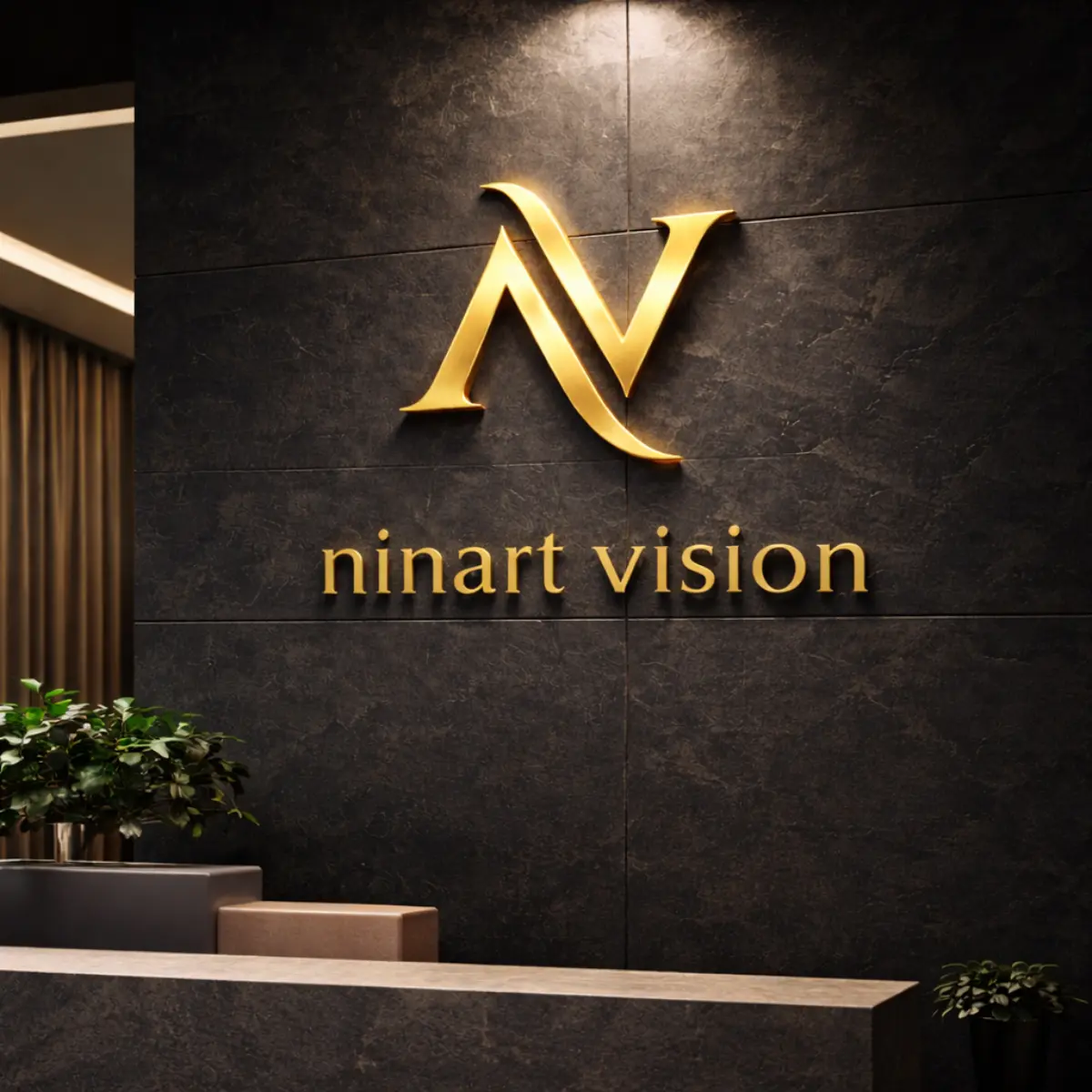 Ninart Vision ვიზუალური იდენტობა — მოქაპი