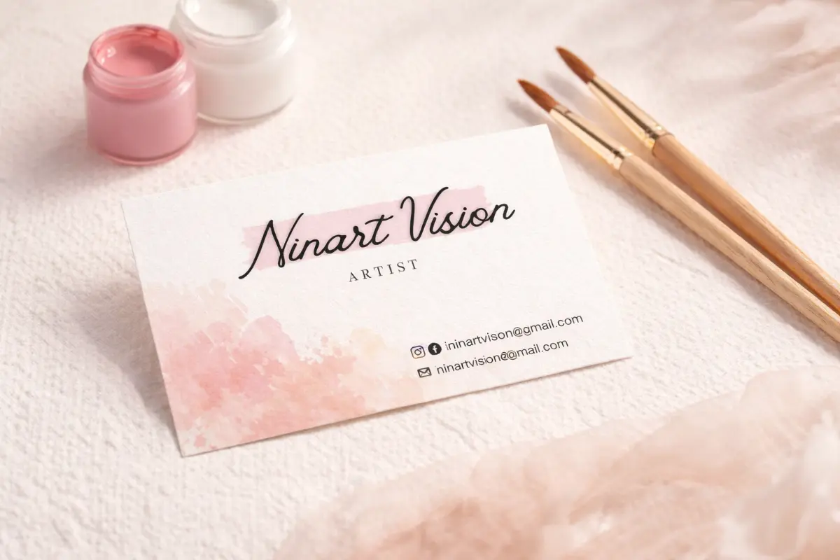 Artist Business Card — ბრენდინგის პროექტი