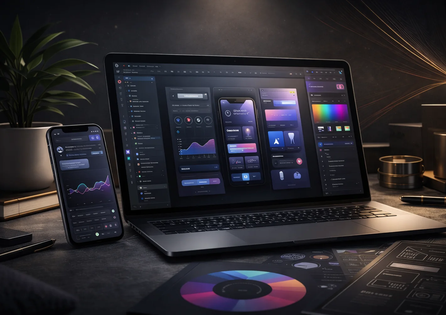 UI/UX დიზაინი — Ninart Vision